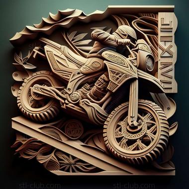 3D модель Kawasaki KLX150 (STL)